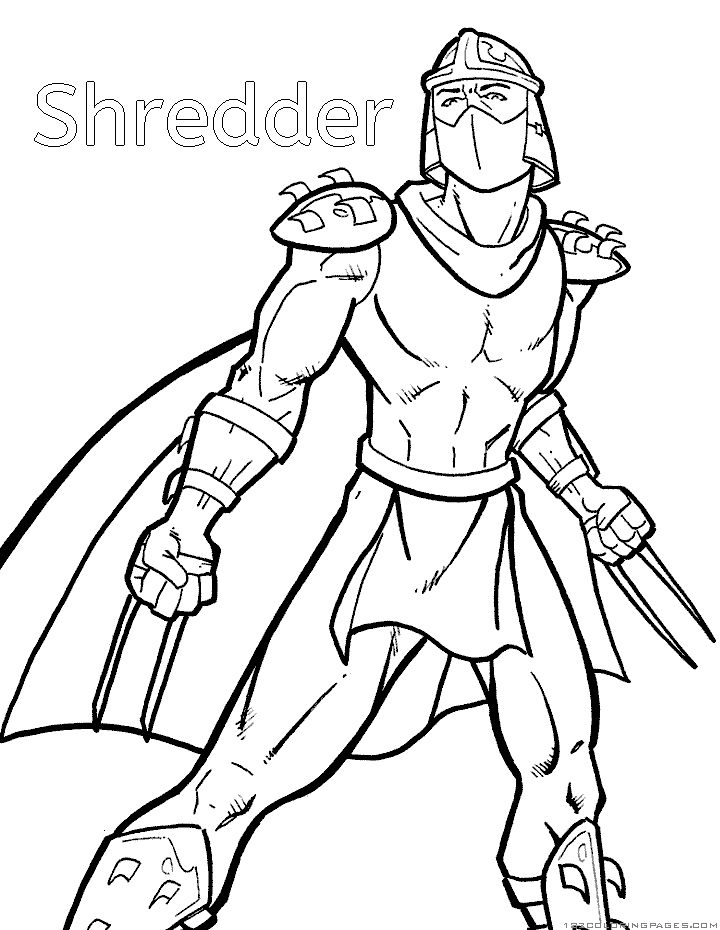 Ninja turtles coloring pages