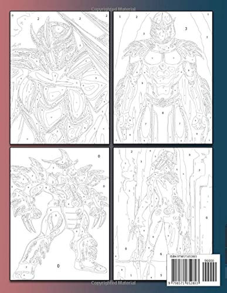 Shredder color by number shredder coloring book an adult coloring book for stress