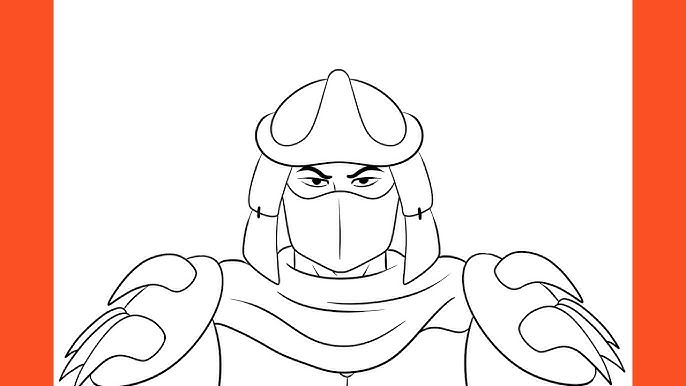 How to draw shredder