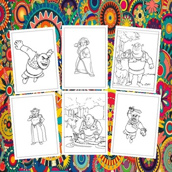 Printable shrek coloring sheets for fans where art meets shreks world