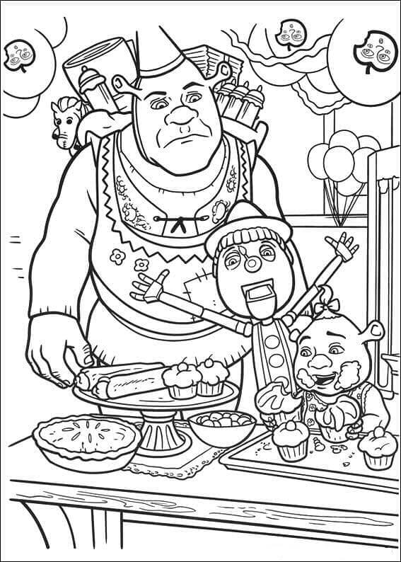 Shrek coloring pages