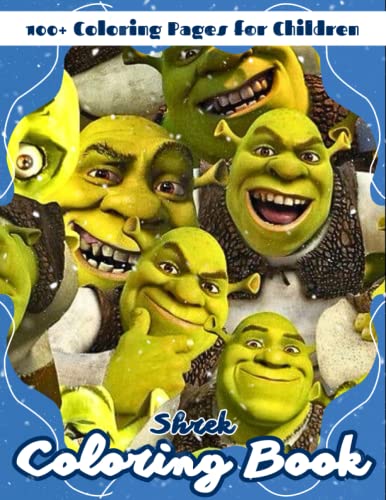 Shrek colouring book toddlers cute easy coloring pages by simone v evangeline