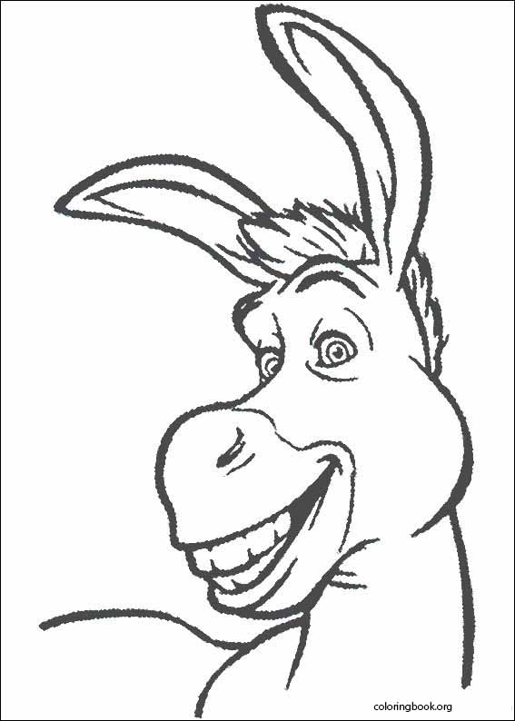 Shrek coloring page