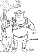 Shrek coloring pages free coloring pages