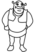 Shrek coloring pages free coloring pages