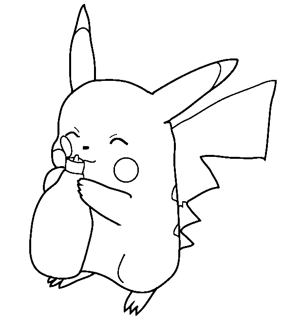 Pikachu coloring pages printable for free download