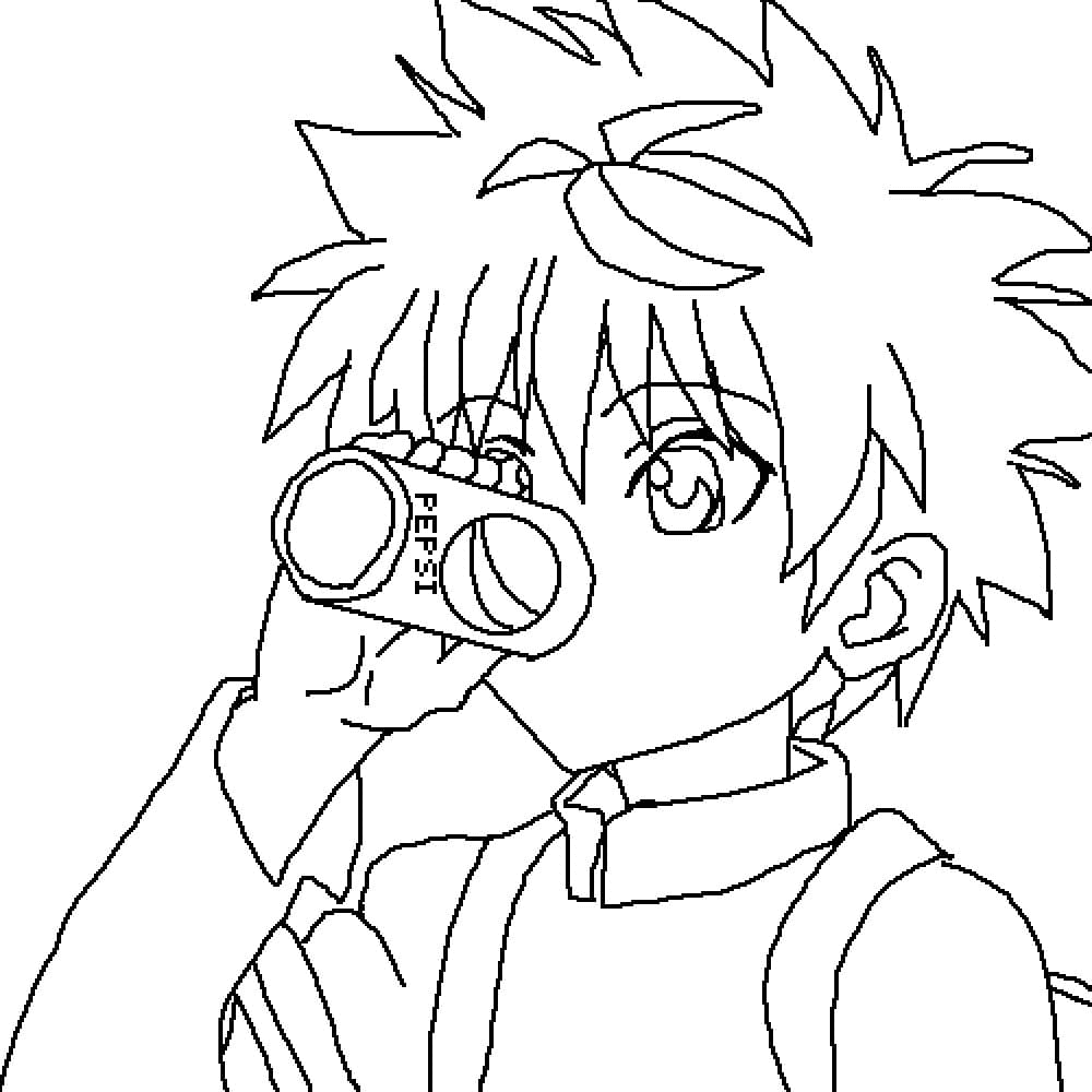 Killua zoldyck coloring pages printable for free download