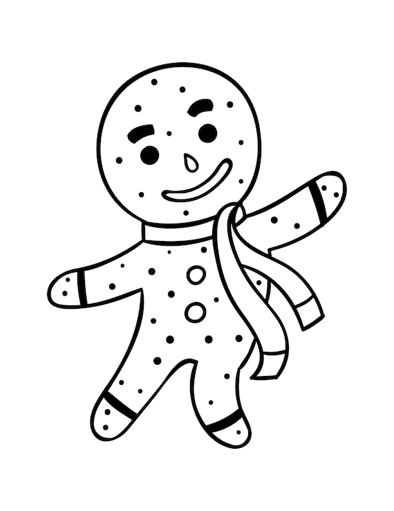 Printable childrens christmas coloring pages