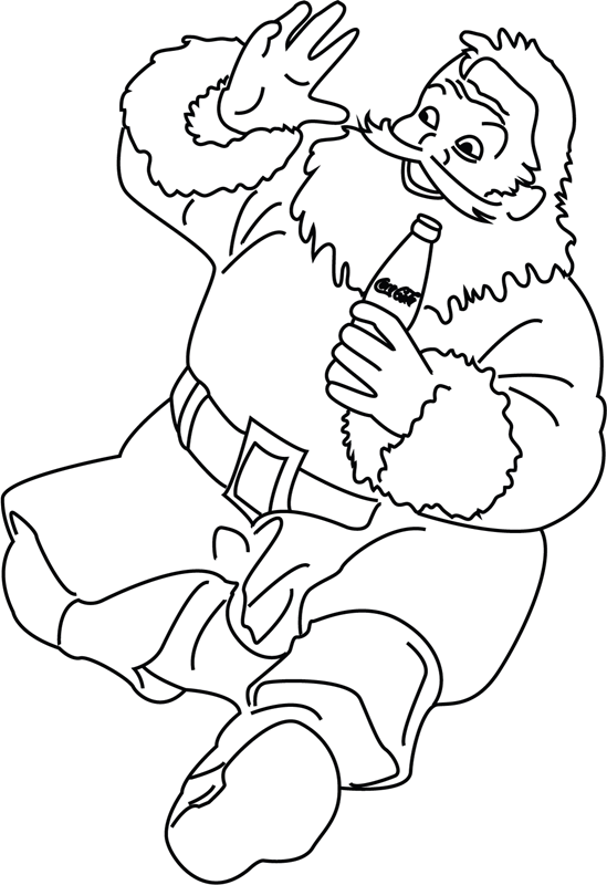 Santa claus coloring pages printable for free download