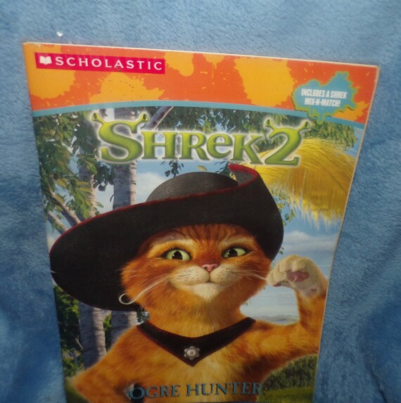 Vintage coloring book unused gore hunter shrek orge hunter
