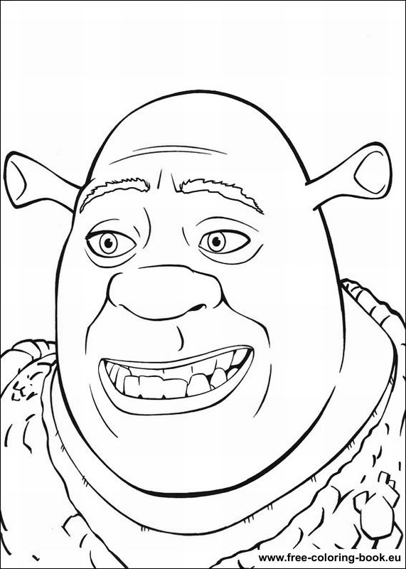 Coloring pages shrek