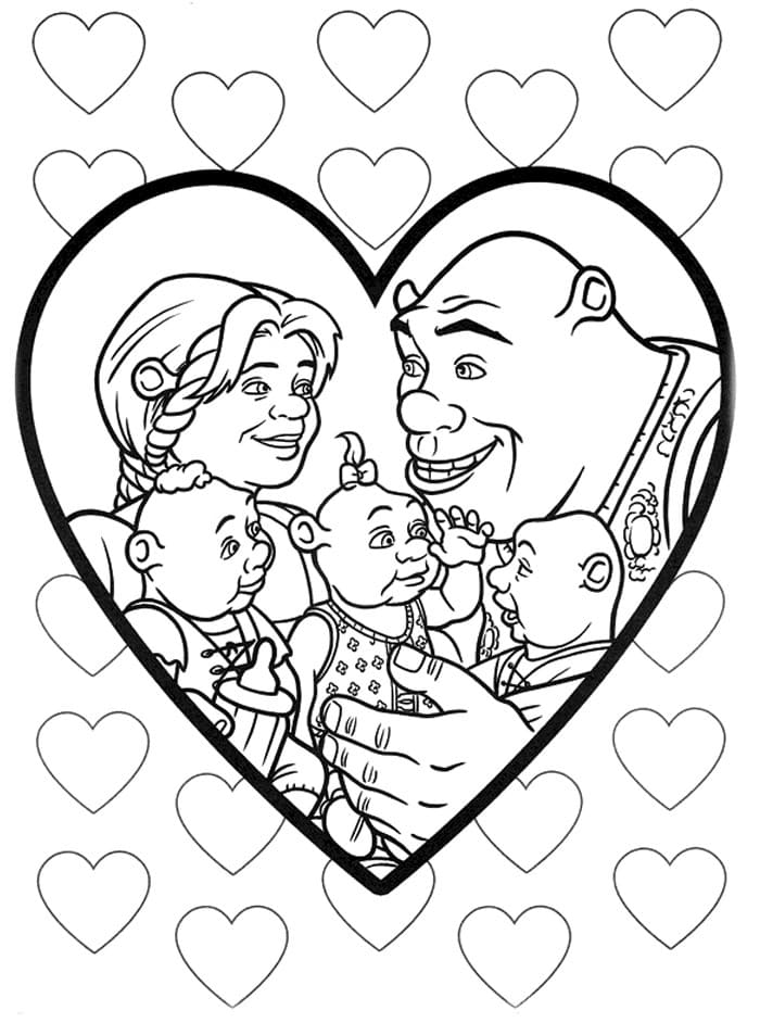 Shrek coloring pages