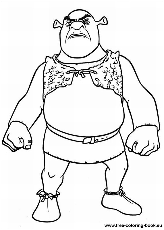Coloring pages shrek
