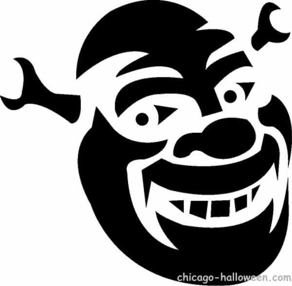 Shrek pumpkin carving printable stencil scary pumpkin carving halloween pumpkin stencils pumpkin carving stencils templates