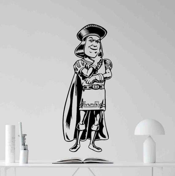 Wall decal nursery vinyl sticker house wall sign stencil shrek poster children wall art gift kids room baby bedroom wall decor z