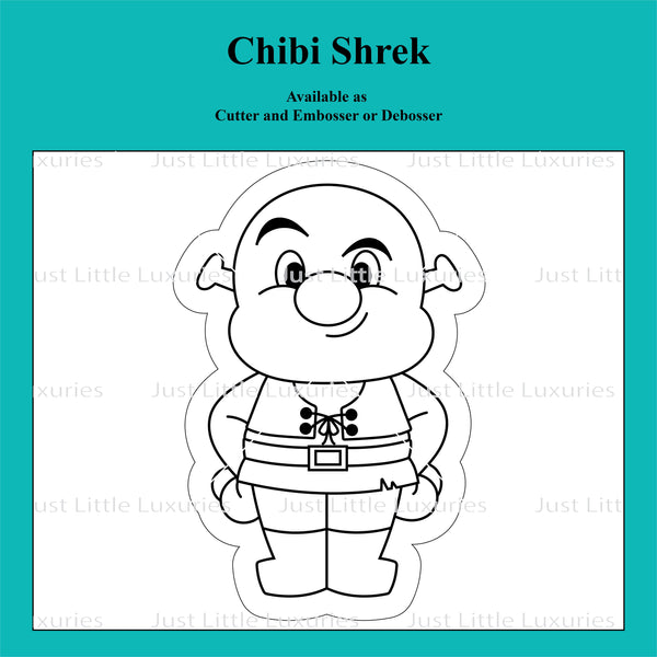 Chibi shrek cookie cutter â just little luxuries