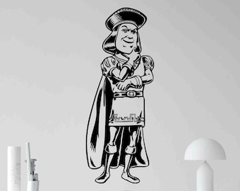 Wall decal nursery vinyl sticker house wall sign stencil shrek poster children wall art gift kids room baby bedroom wall decor z