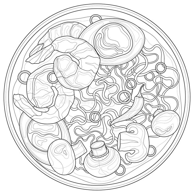 Pasta coloring stock illustrations â pasta coloring stock illustrations vectors clipart