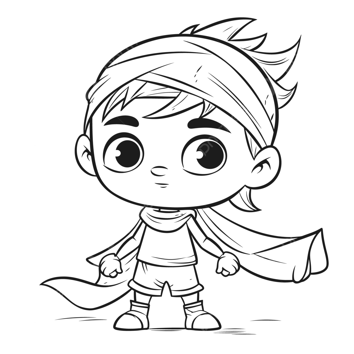 Cartoon boy coloring page outline sketch drawing vector courage drawing courage outline courage sketch png and vector with transparent background for free download