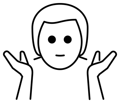 Man shrugging emoji coloring page free printable coloring pages