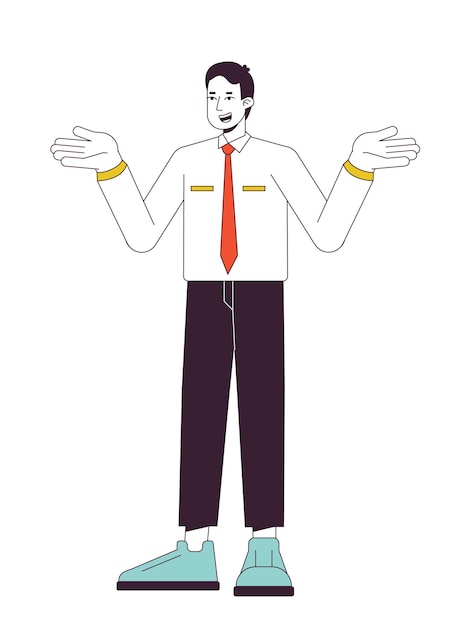 Page man surprised vectors illustrations for free download