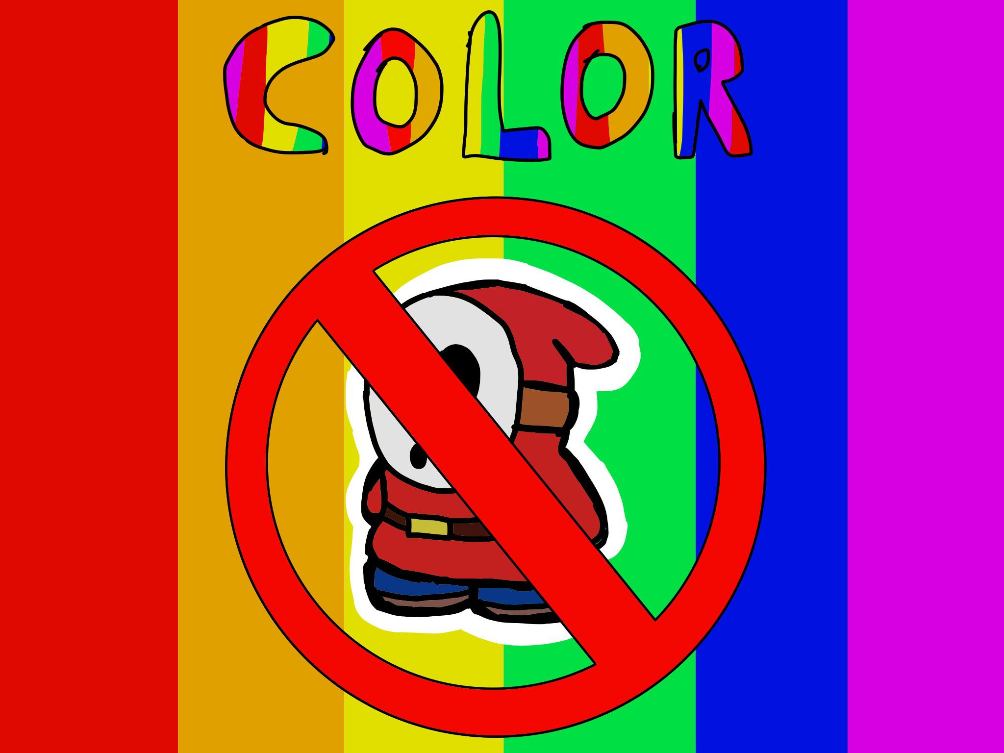 We cannot give up use this as a flag we will fight back the shy guys and get our colors back rpapermario