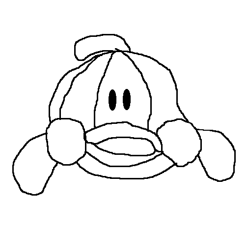 Bubu coloring page
