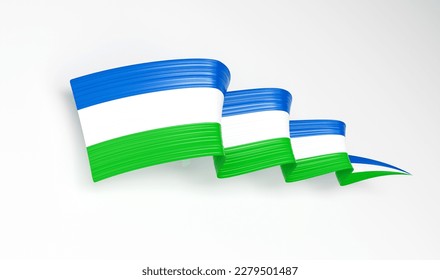 Thousand colors sierra leone flag royalty