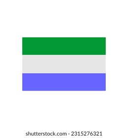 Sierra leone flags icon set sierra stock vector royalty free