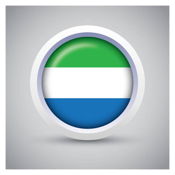 Flag of sierra leone stock illustrations royalty