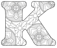Abc coloring pages free alphabet letter colouring sheets â diy projects patterns monograms designs templates