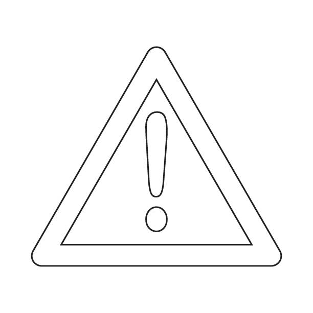 Traffic signal symbol sign stop ahead signs traffic light ahead warning out line vector illustration stock illustration