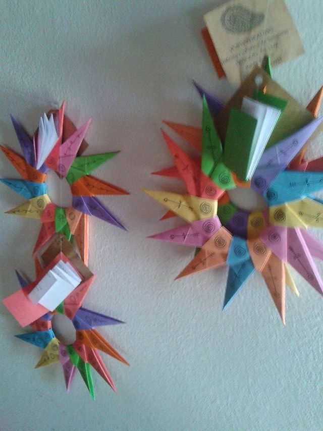 Colgantes origami