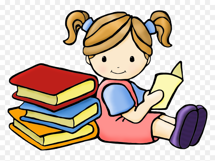 Silent reading clipart hd png download
