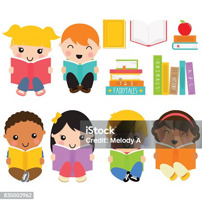 Silent reading classroom stock illustrations royalty