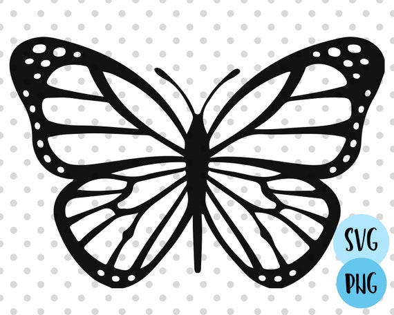 Butterfly svg butterfly outline cut file silhouette cricut