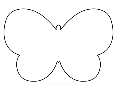 Free printable butterfly templates