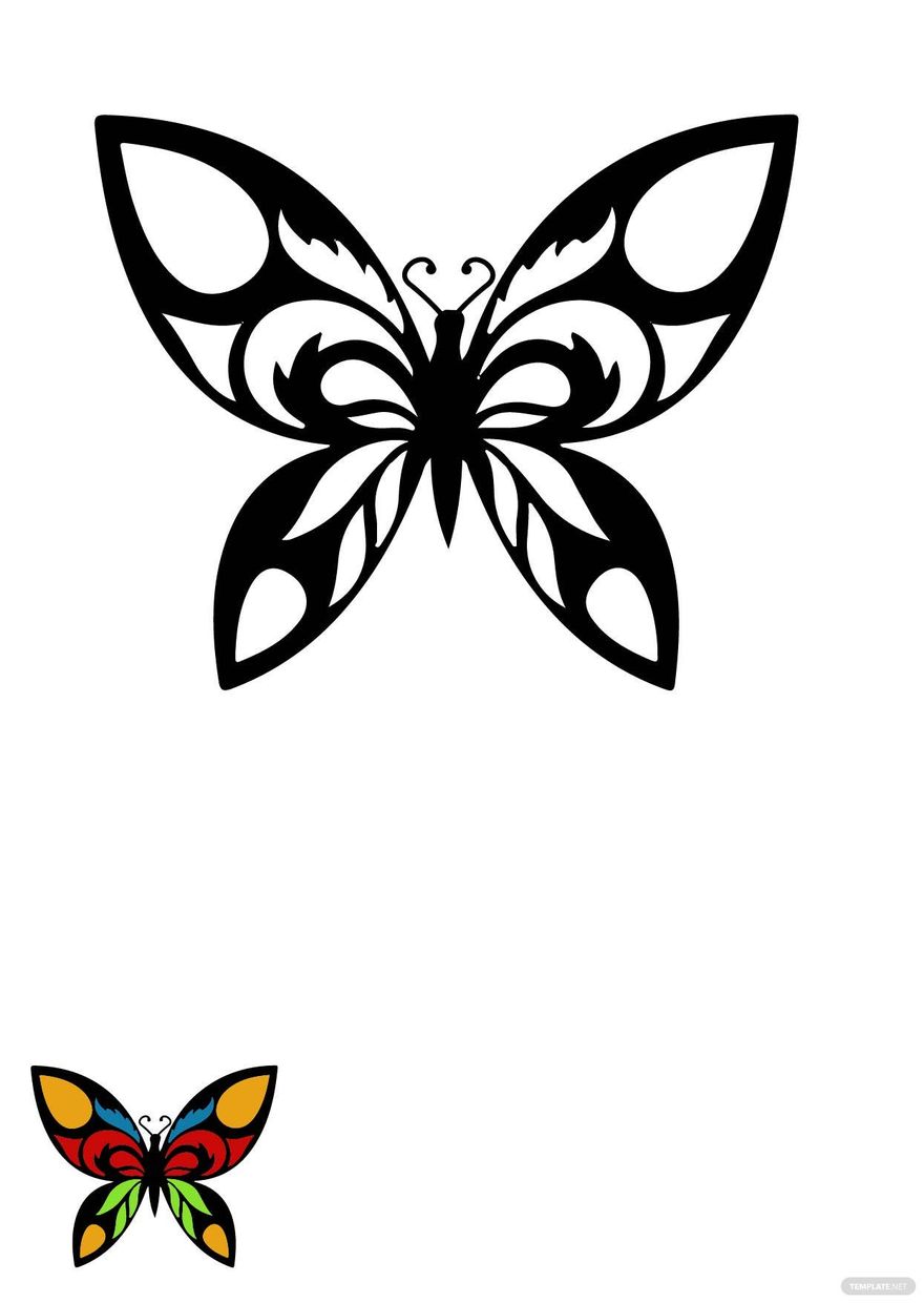 Free butterfly mandala coloring pages