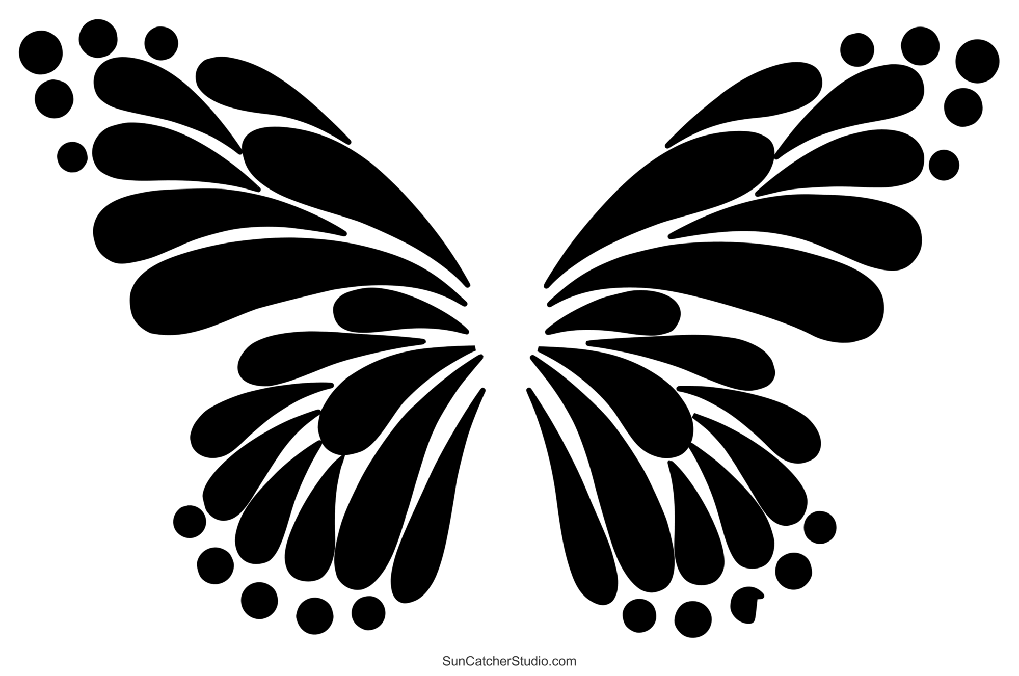 Butterfly svg files printable templates patterns clipart â diy projects patterns monograms designs templates