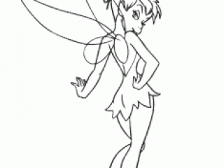Best tinkerbell coloring pages for kids