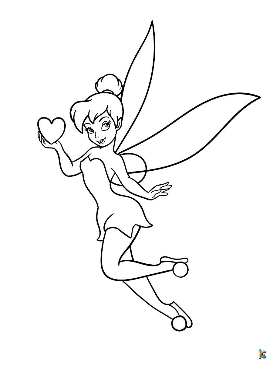 Tinkerbell coloring pages â