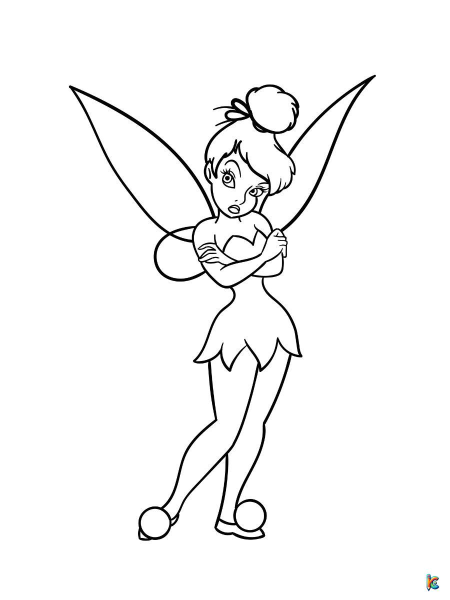 Tinkerbell coloring pages â