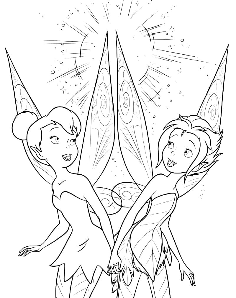 Tinkerbell coloring pages disney fairies for girls wonder day â coloring pages for children and adults