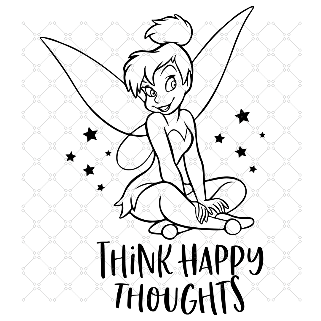 Think happy thoughts svg free disney svg tinkerbell s