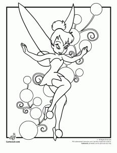 Tinkerbell coloring pages cartoon jr tinkerbell coloring pages tinkerbell and friends disney coloring pages