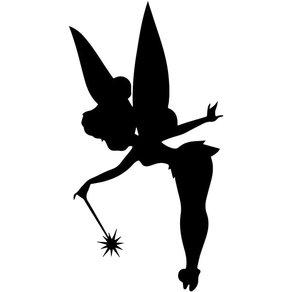 Flying tinkerbell vinyl decal sticker