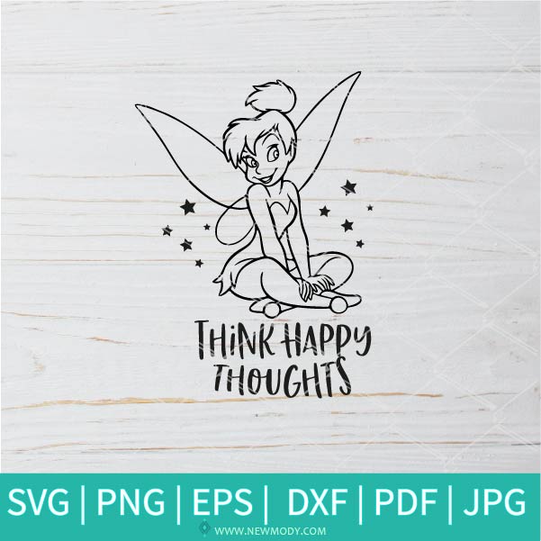 Think happy thoughts svg
