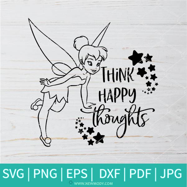 Think happy thoughts svg