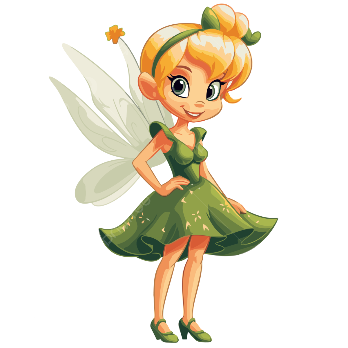 Tinkerbell png vector psd and clipart with transparent background for free download