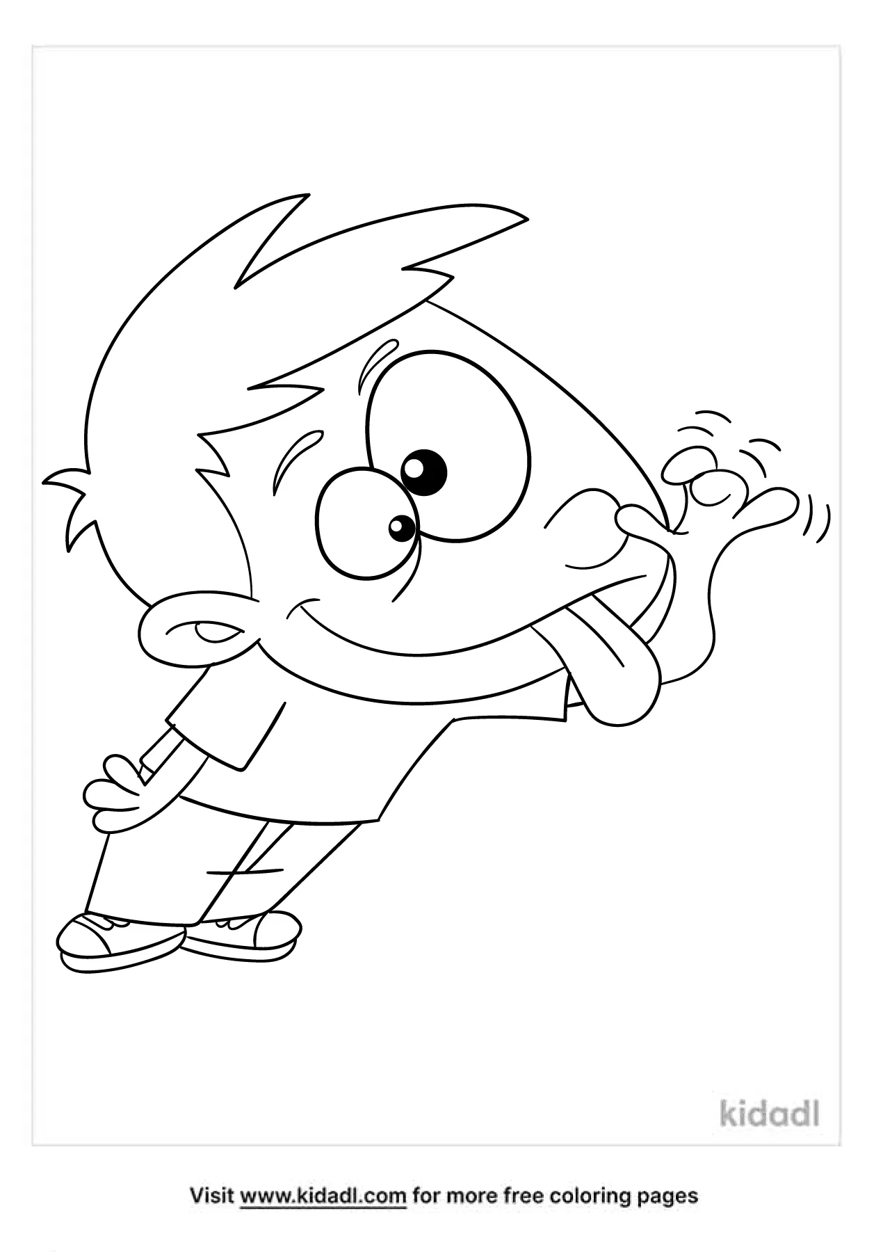 Free silly face coloring page coloring page printables